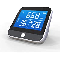 Kecheer Detector de CO2 humedad y temperatura-Detector de dióxido de carbono-Medidor de co2 en aire-Analizador de…